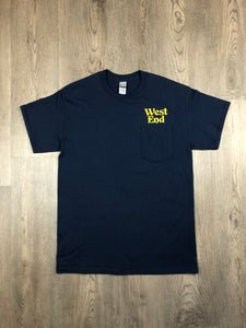 West End Short Sleeve Tee With Pocket - Navy